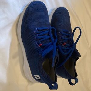 Footjoy FJ Blue golf shoes